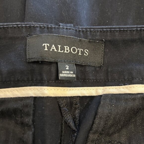 Talbots Black Casual Chino Bermuda Shorts Size 2 - Picture 5 of 8